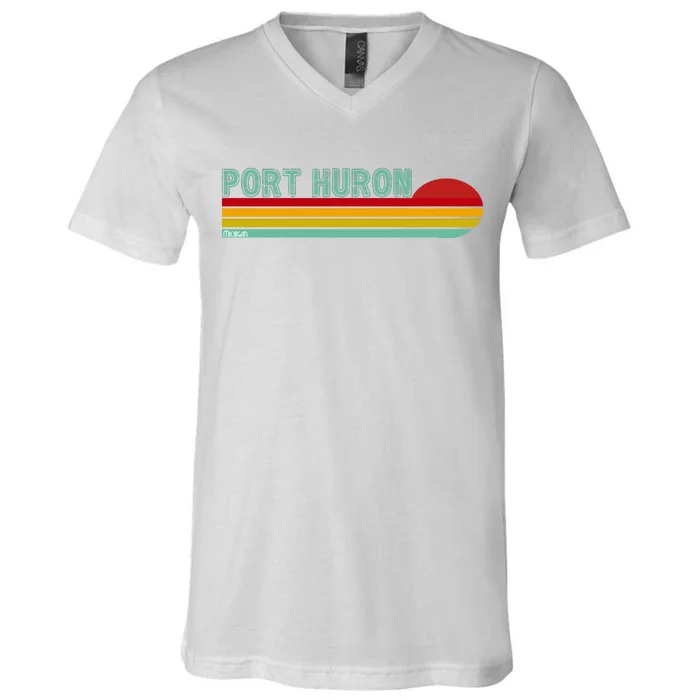 Port Huron Michigan V-Neck T-Shirt