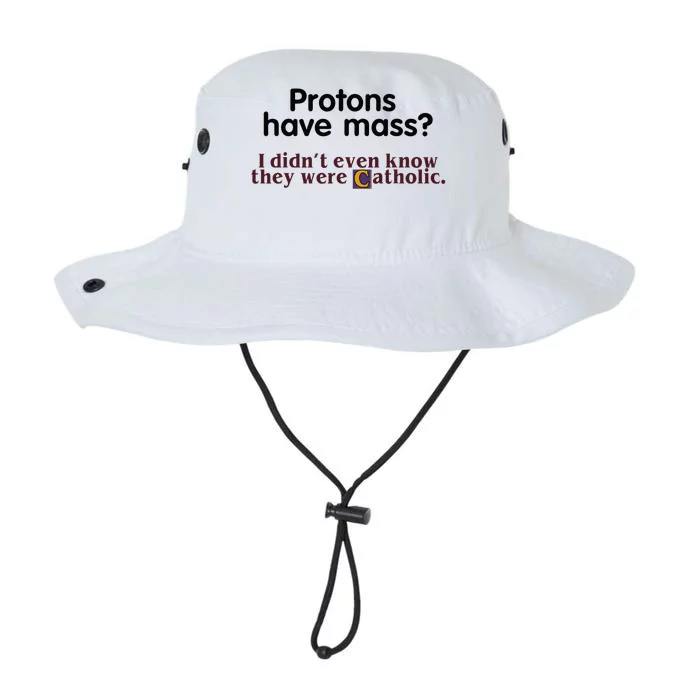 Protons Have Mass I Didnt Even Know They Were Catholic Legacy Cool Fit Booney Bucket Hat