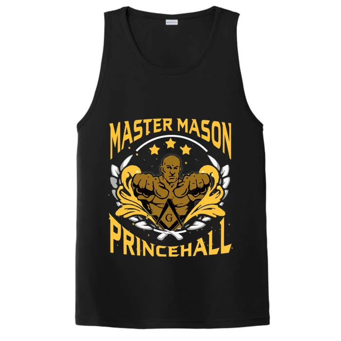 Prince Hall Master Mason PHA Masonic Father's Day Gift Performance Tank