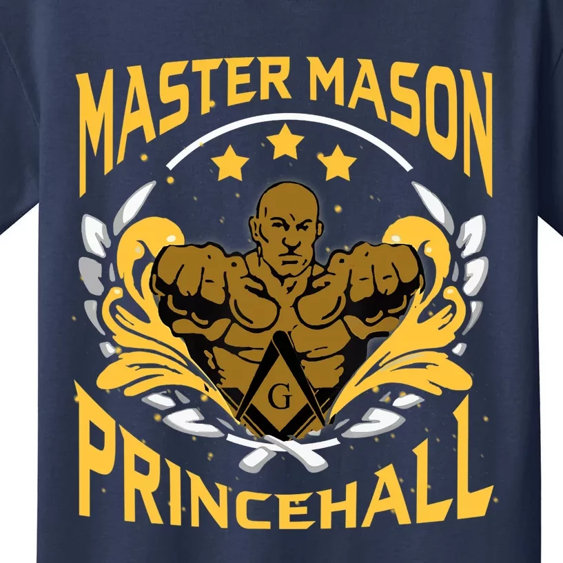 Prince Hall Master Mason PHA Masonic Father's Day Gift Kids T-Shirt