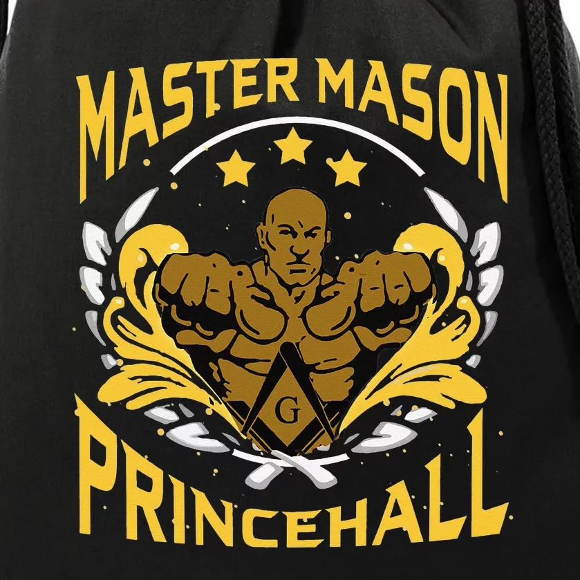 Prince Hall Master Mason PHA Masonic Father's Day Gift Drawstring Bag