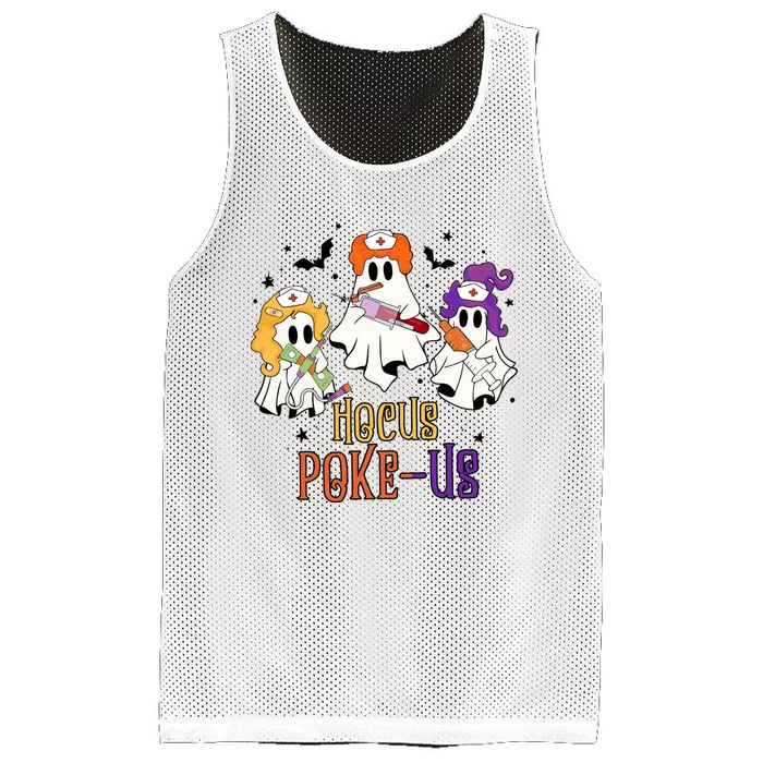 Phlebotomist Halloween Medical Lab Techer Crew Spooky Nurse Mesh Reversible Basketball Jersey Tank