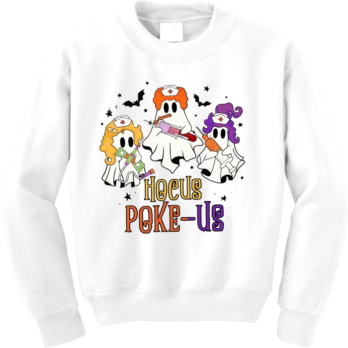 Phlebotomist Halloween Medical Lab Techer Crew Spooky Nurse Kids Sweatshirt