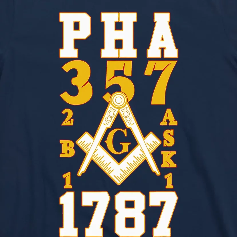 Prince Hall Mason PHA 357 2b1ask1 1787 Masonic Thanksgiving T-Shirt