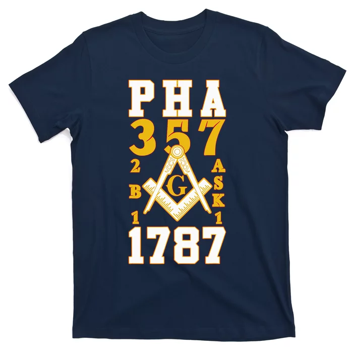 Prince Hall Mason PHA 357 2b1ask1 1787 Masonic Thanksgiving T-Shirt