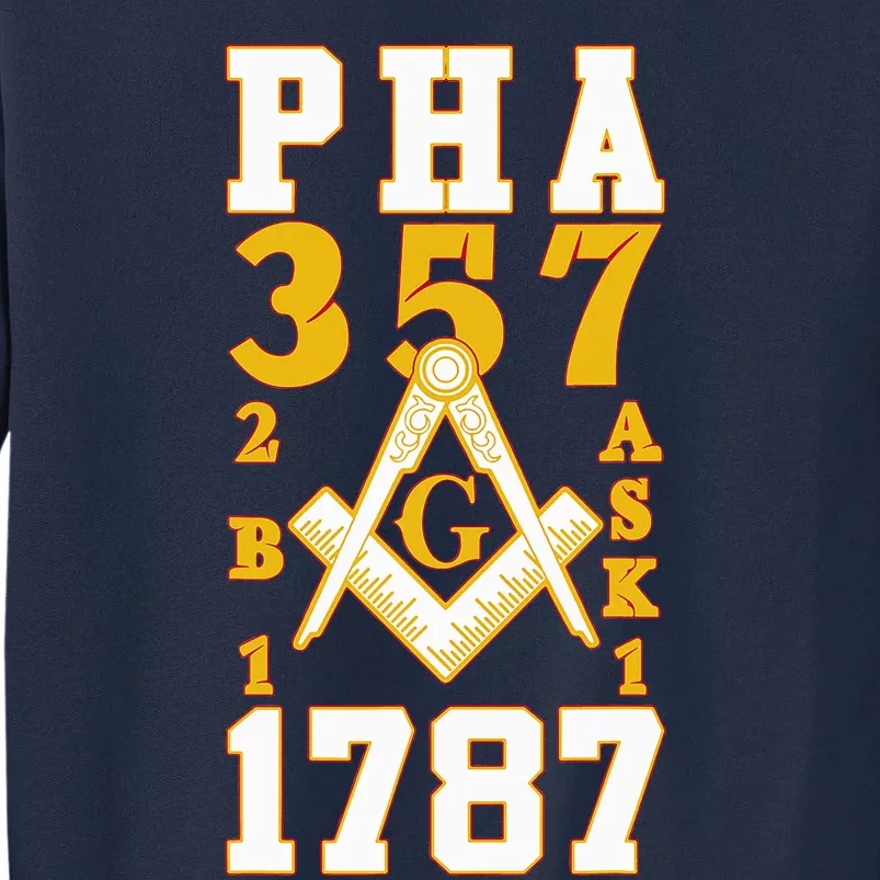 Prince Hall Mason PHA 357 2b1ask1 1787 Masonic Thanksgiving Tall Sweatshirt