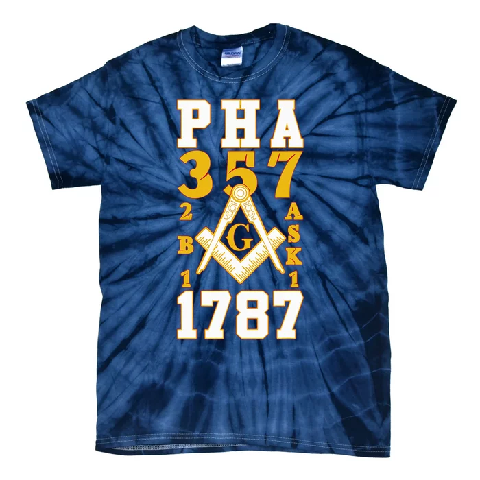 Prince Hall Mason PHA 357 2b1ask1 1787 Masonic Thanksgiving Tie-Dye T-Shirt