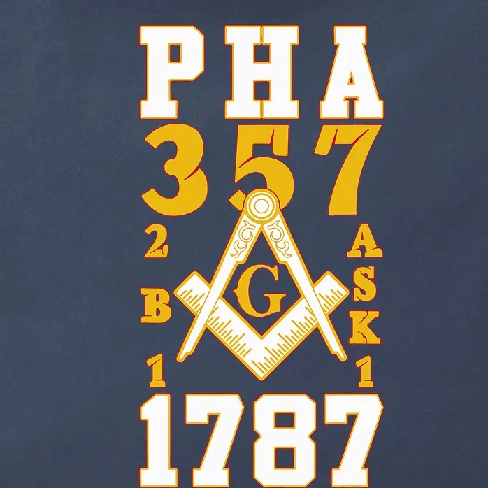 Prince Hall Mason PHA 357 2b1ask1 1787 Masonic Thanksgiving Zip Tote Bag