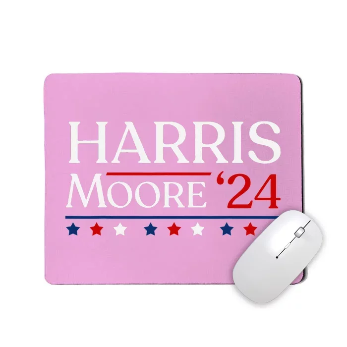 President Harris Moore 2024 Kamala Harris Wes Moore Vote Mousepad