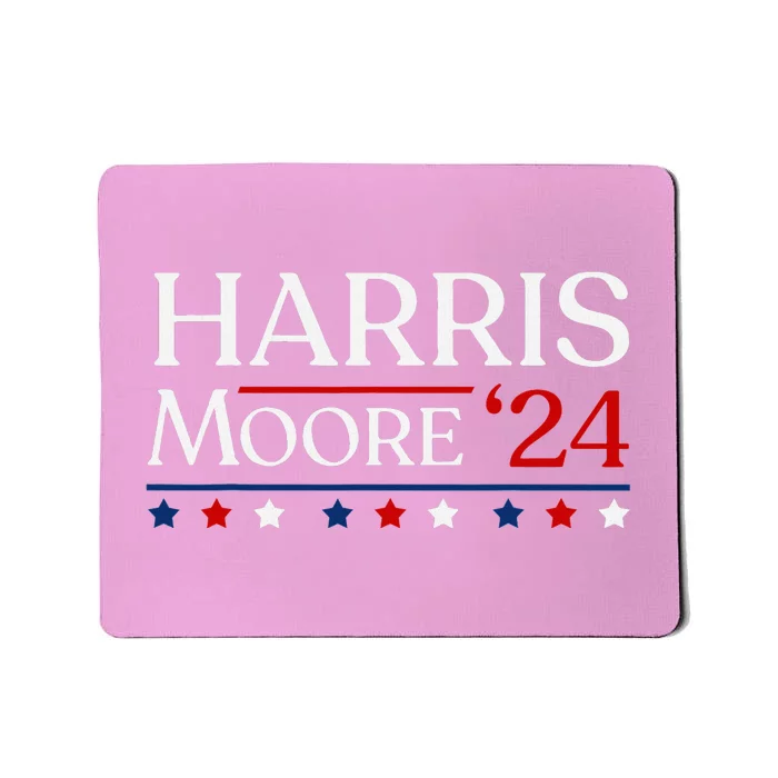 President Harris Moore 2024 Kamala Harris Wes Moore Vote Mousepad