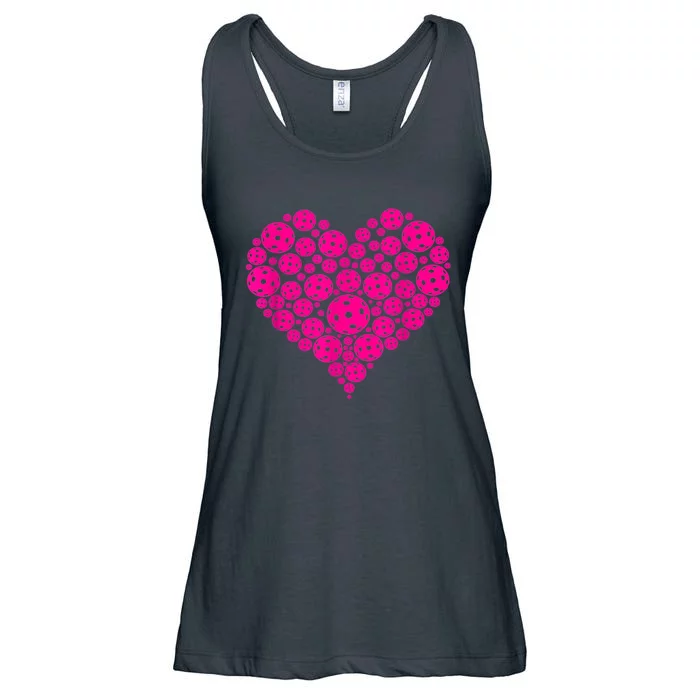 Pickleball Heart Marker Players Pickleball Game Best Gift Ladies Essential Flowy Tank