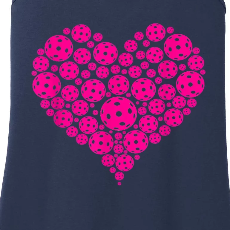 Pickleball Heart Marker Players Pickleball Game Best Gift Ladies Essential Tank