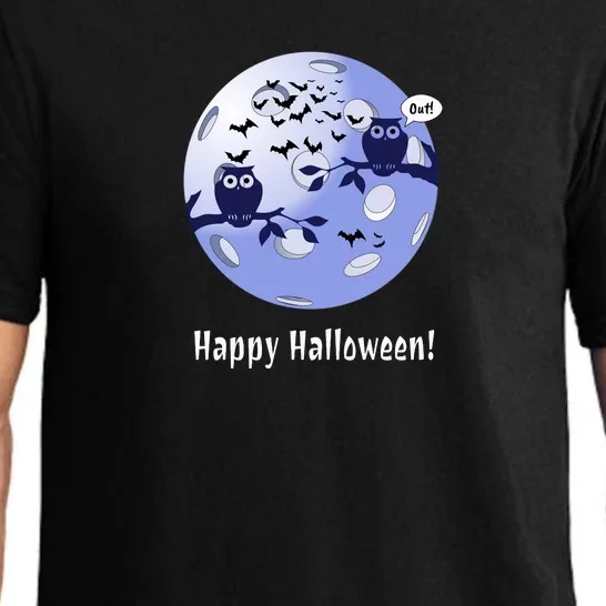 Pickleball Halloween Moon | Halloween | Pickleball Moon | Great Pickleball Pajama Set