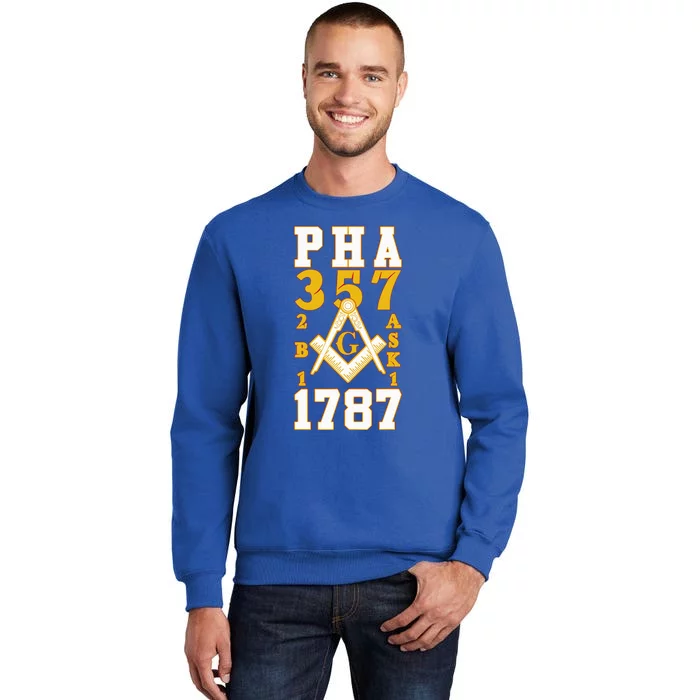 Prince Hall Mason PHA 357 2b1ask1 1787 Masonic Thanksgiving Sweatshirt