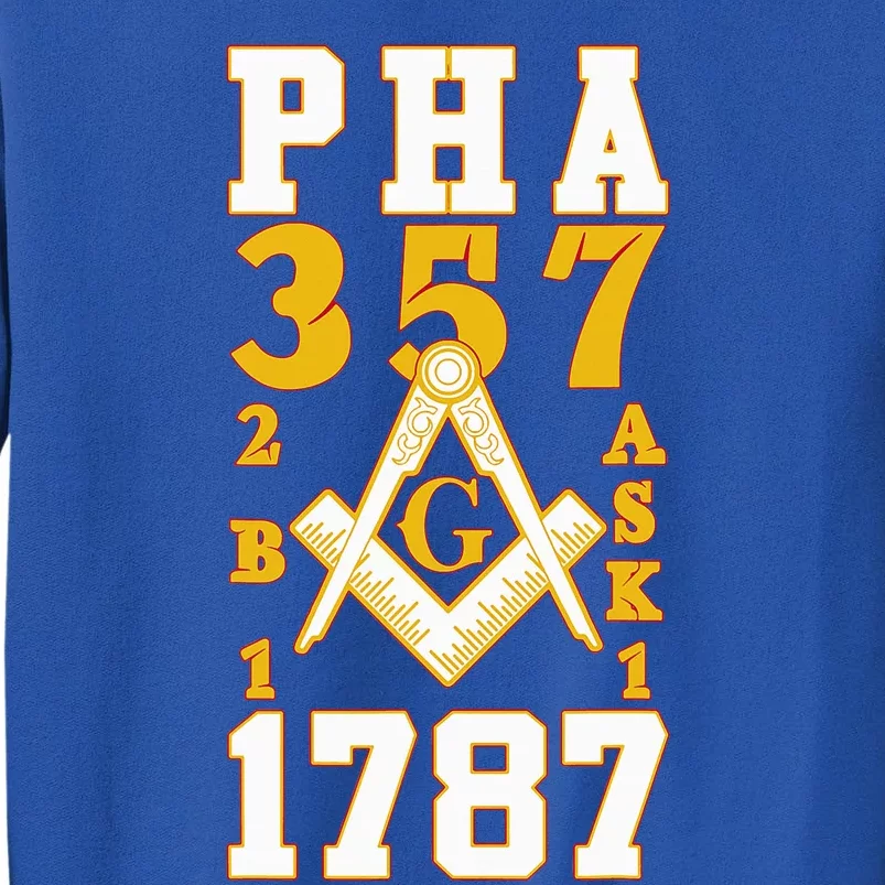 Prince Hall Mason PHA 357 2b1ask1 1787 Masonic Thanksgiving Sweatshirt