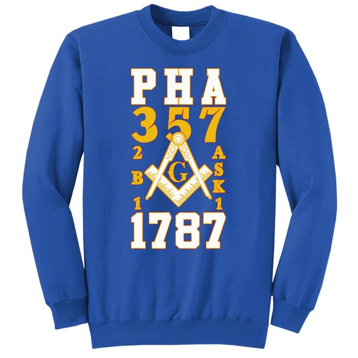 Prince Hall Mason PHA 357 2b1ask1 1787 Masonic Thanksgiving Sweatshirt