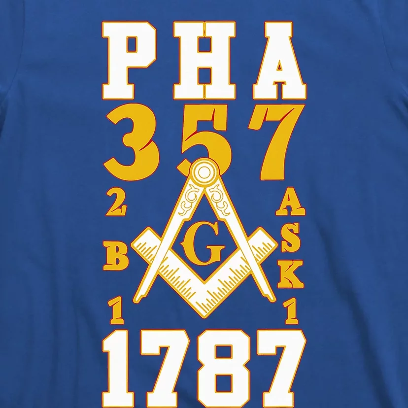 Prince Hall Mason PHA 357 2b1ask1 1787 Masonic Thanksgiving T-Shirt