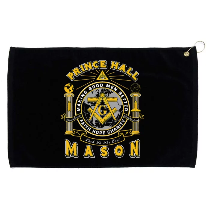 Prince Hall Mason Making Good Better Look To The East Grommeted Golf Towel