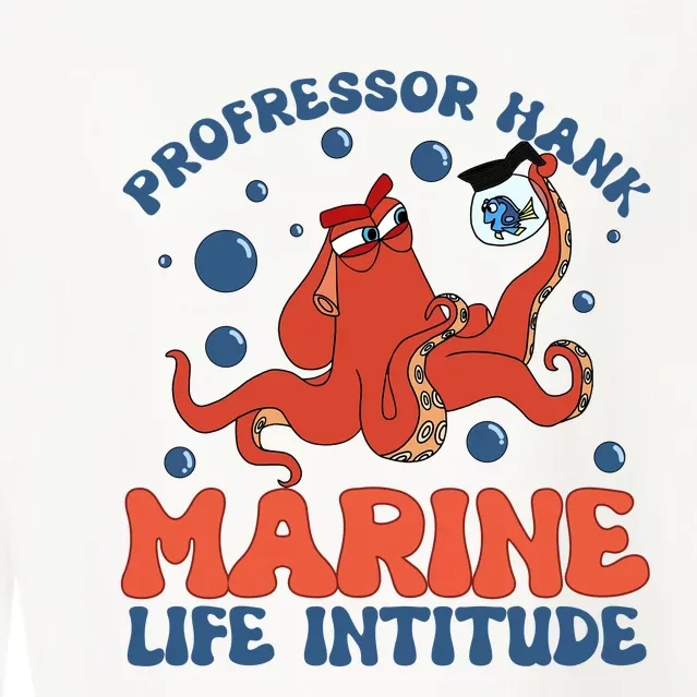 Professor Hank Marine Life Institute Professor Hank Funny Cropped Pullover Crew