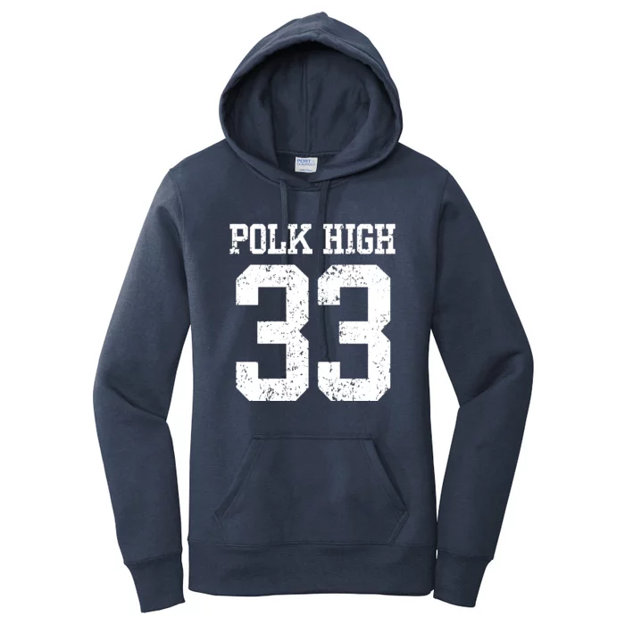 Polk High Number 33 Women's Pullover Hoodie