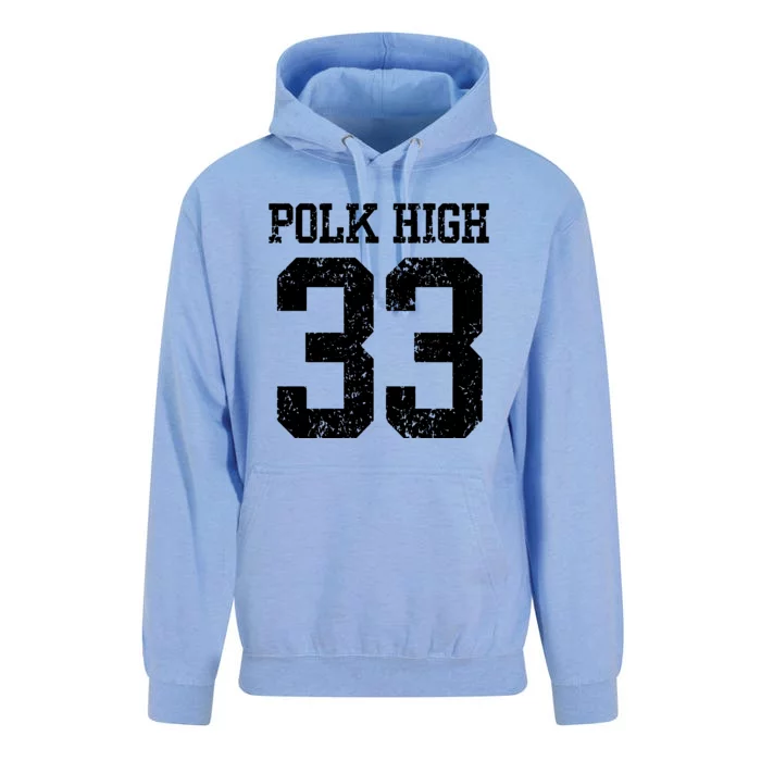 Polk High Number 33 Unisex Surf Hoodie