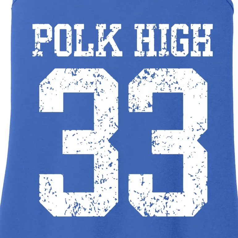 Polk High Number 33 Ladies Essential Tank