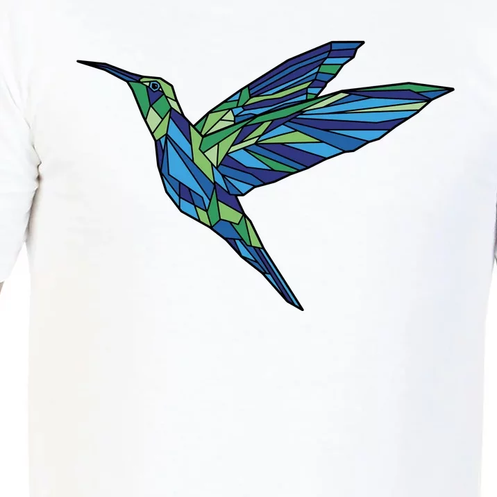 Polygonal Hummingbird Nature Comfort Colors T-Shirt