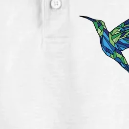 Polygonal Hummingbird Nature Dry Zone Grid Performance Polo