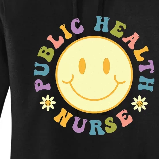 Public Health Nurse  Groovy Public Health Nursing Women's Pullover Hoodie