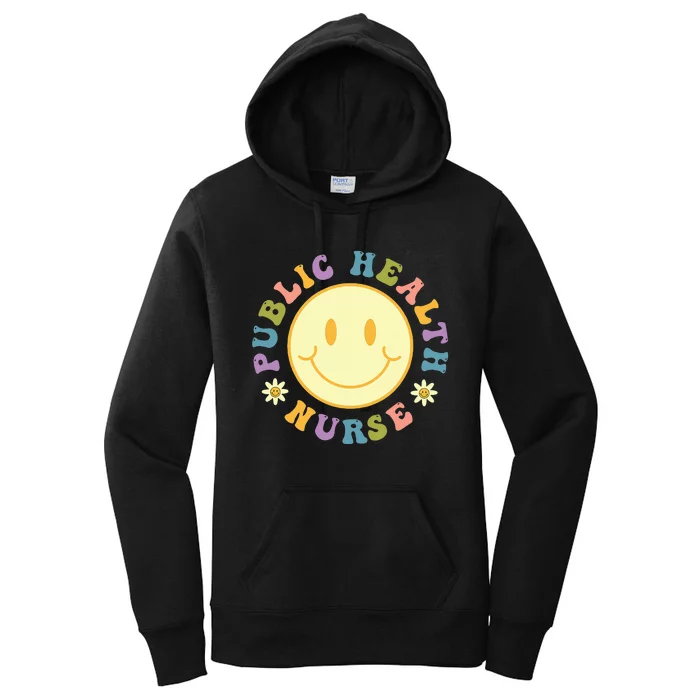 Public Health Nurse  Groovy Public Health Nursing Women's Pullover Hoodie