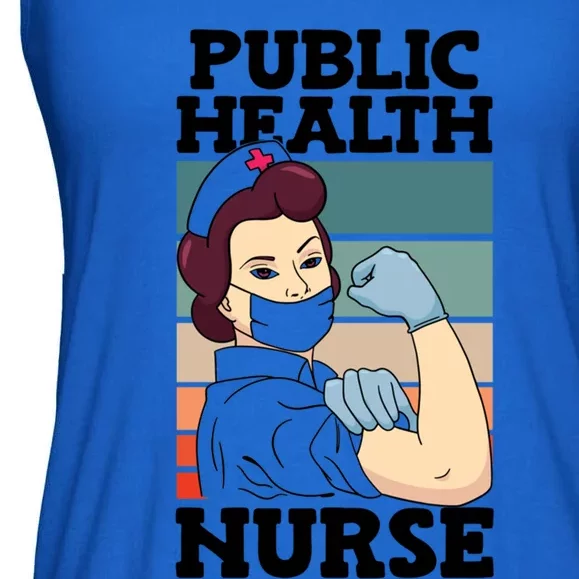 Public Health Nurse Nursing Profession National Nurses Day Gift Ladies Essential Flowy Tank