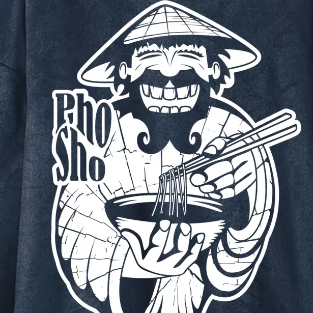 Pho Sho Funny Vietnamese Hooded Wearable Blanket