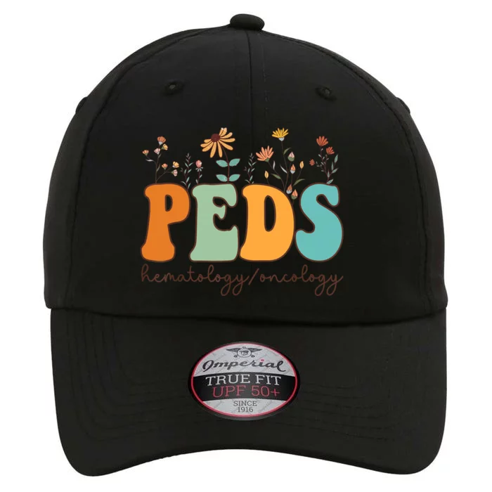 Pediatric Hematology Oncology Nurse Retro Groovy Wildflowers The Original Performance Cap