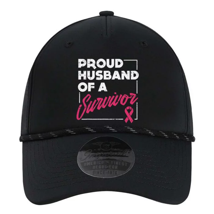 Proud Husband Of Survivor Breast Cancer Awareness Gift Performance The Dyno Cap