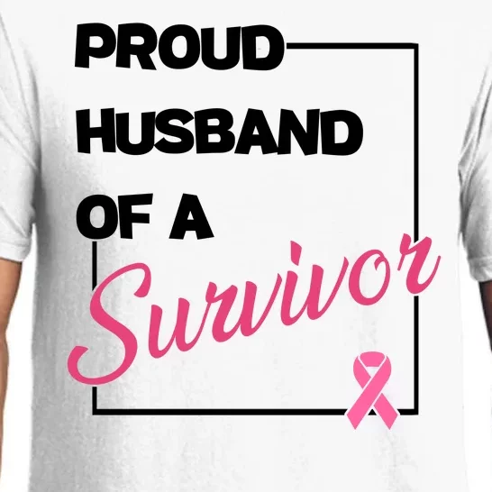 Proud Husband Of A Survivor Breast Cancer Awareness Pajama Set