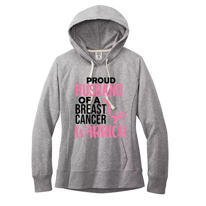 Proud Husband Of A Breast Cancer Warrior Women's Fleece Hoodie