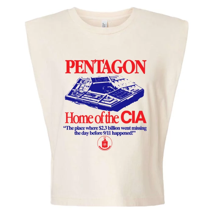 Pentagon Home Of The Cia The Place Where $2.3 Billion Went Missing The Day Befor Garment-Dyed Women's Muscle Tee