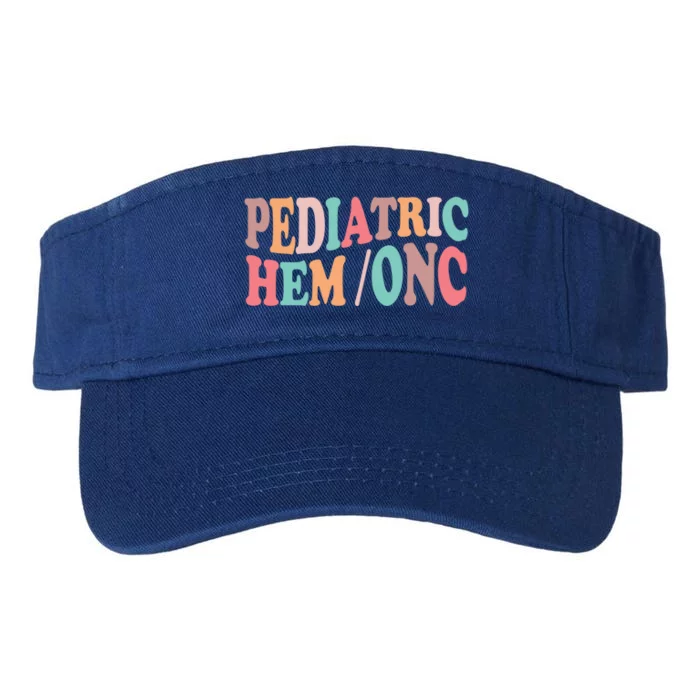 Pediatric Hematology Oncology Nurse Nursing Peds Hem Onc Cool Gift Valucap Bio-Washed Visor