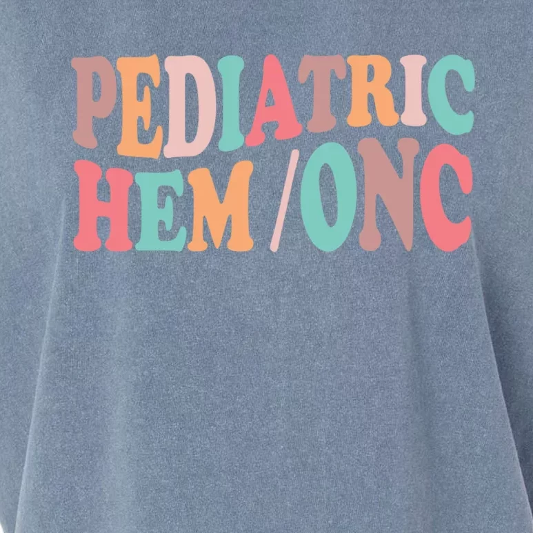 Pediatric Hematology Oncology Nurse Nursing Peds Hem Onc Cool Gift Garment-Dyed Women's Muscle Tee