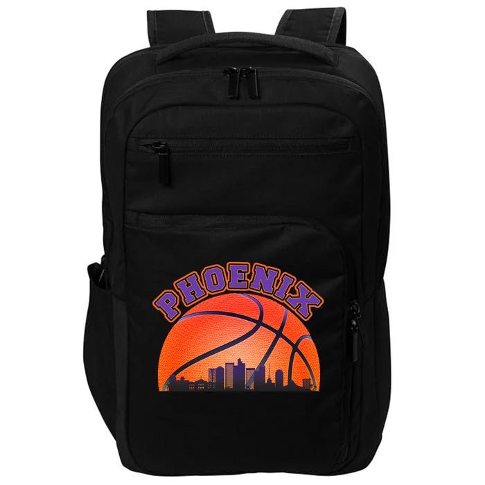 Phoenix Arizona Basketball City Skyline Impact Tech Backpack