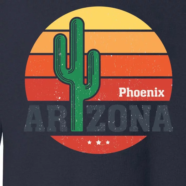 Phoenix Arizona Retro Toddler Sweatshirt