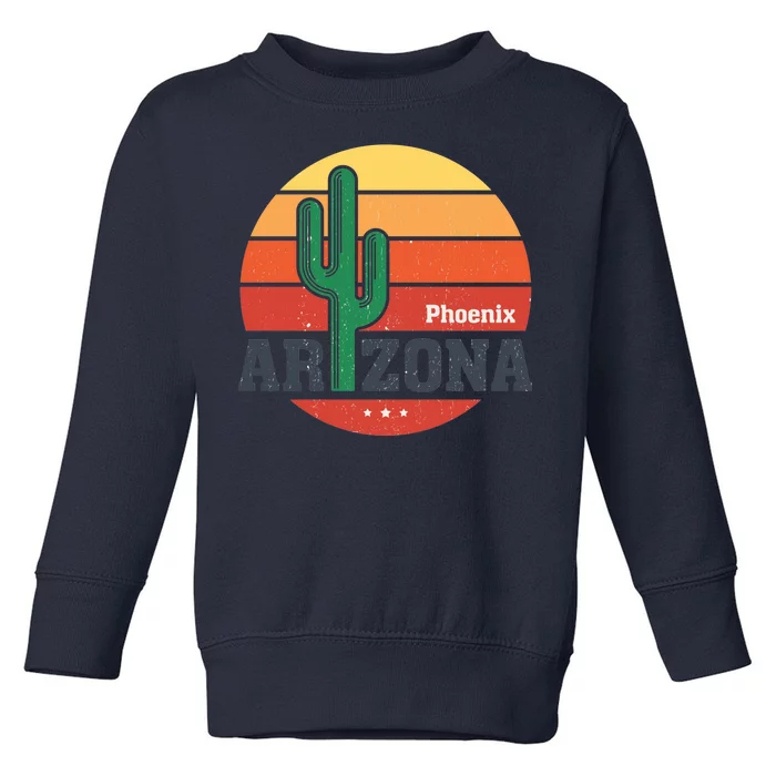 Phoenix Arizona Retro Toddler Sweatshirt