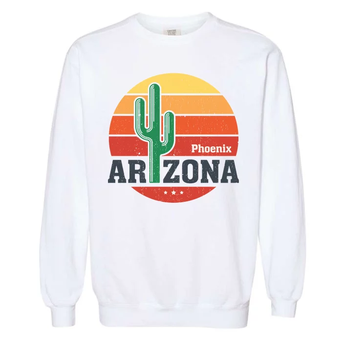 Phoenix Arizona Retro Garment-Dyed Sweatshirt