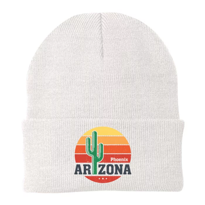 Phoenix Arizona Retro Knit Cap Winter Beanie