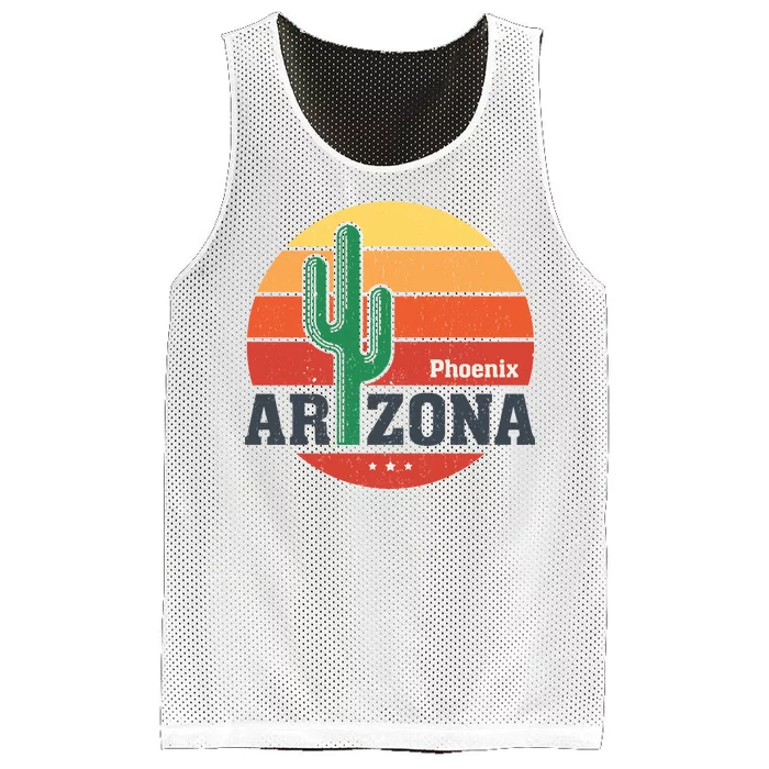 Phoenix Arizona Retro Mesh Reversible Basketball Jersey Tank