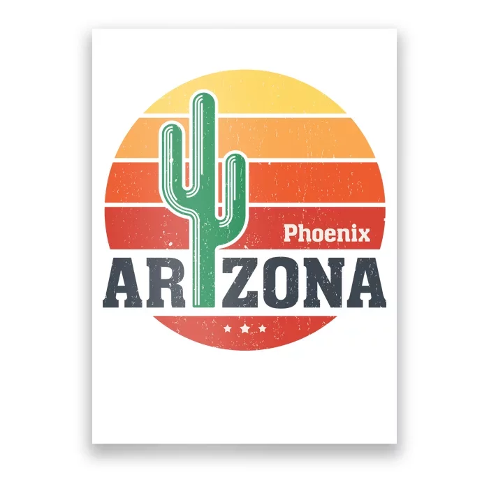 Phoenix Arizona Retro Poster