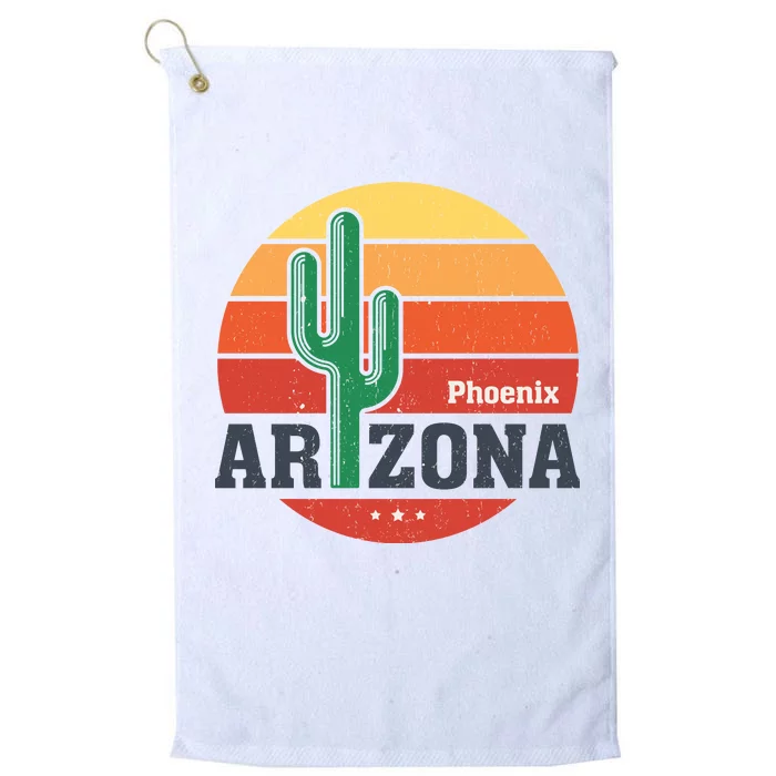 Phoenix Arizona Retro Platinum Collection Golf Towel