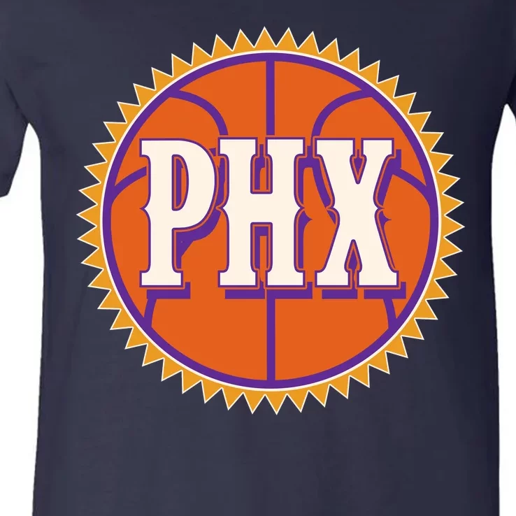 Phoenix PHX Basketball Sun Ball V-Neck T-Shirt