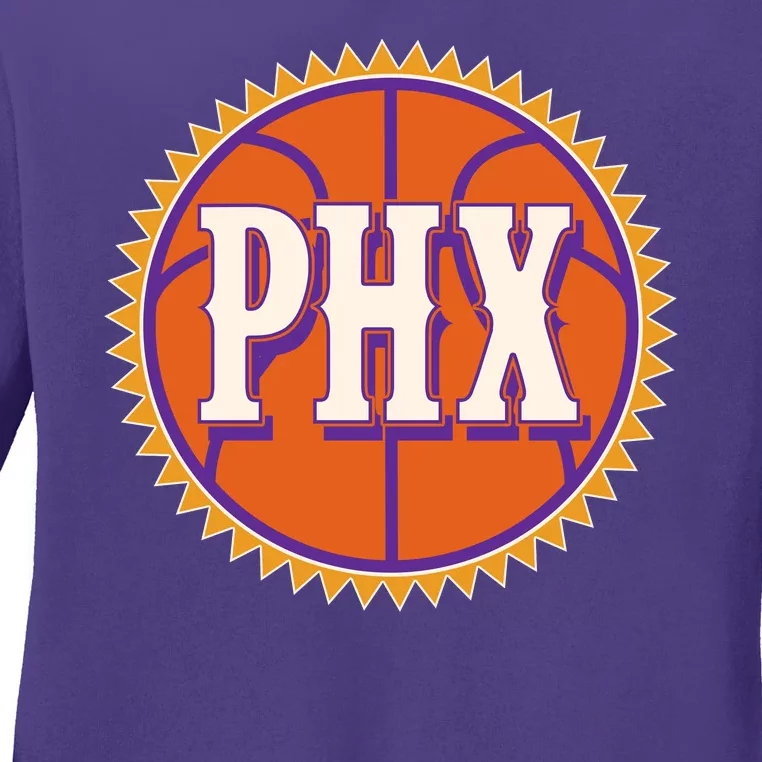 Phoenix PHX Basketball Sun Ball Ladies Long Sleeve Shirt