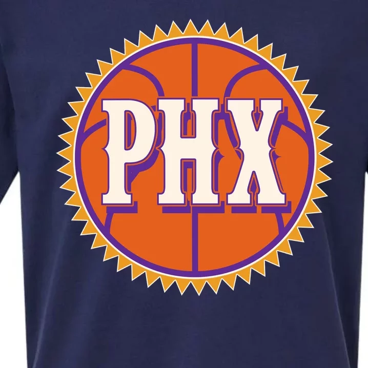 Phoenix PHX Basketball Sun Ball Sueded Cloud Jersey T-Shirt